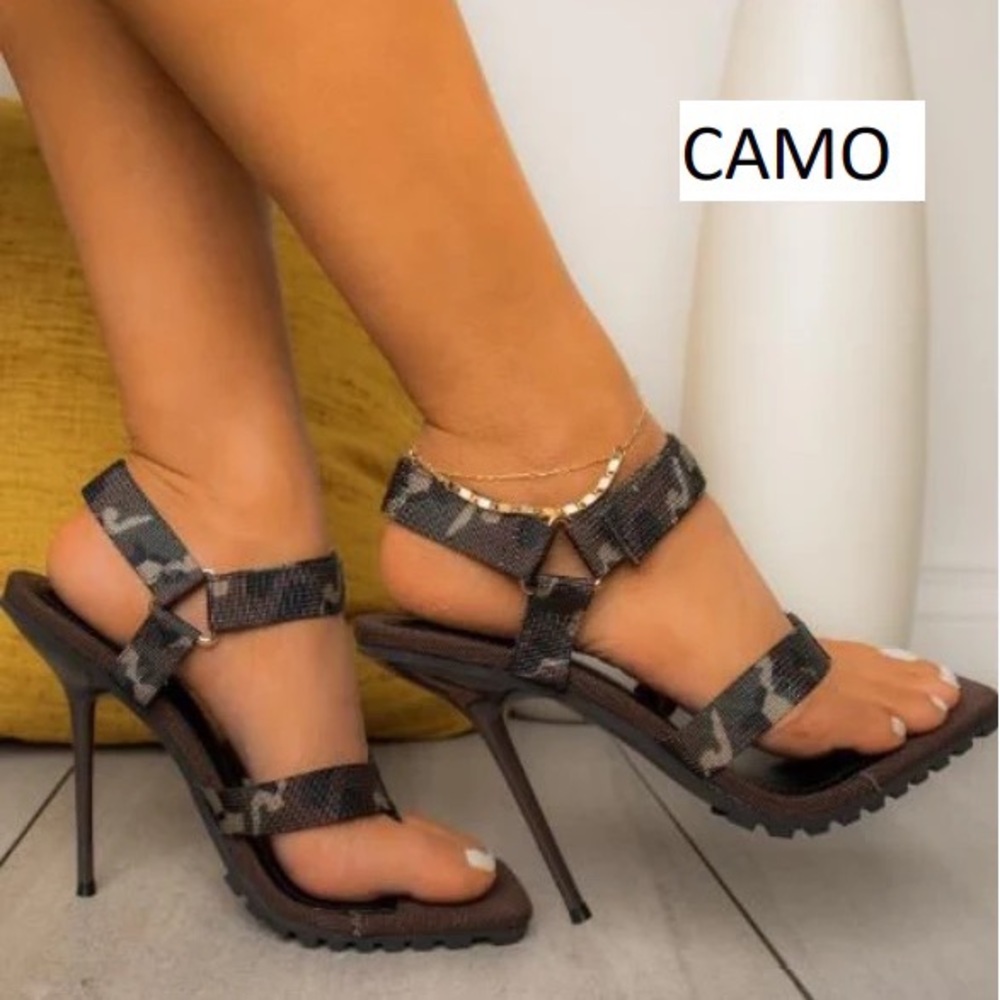 Camo lug sole heel - Picture 2 of 4